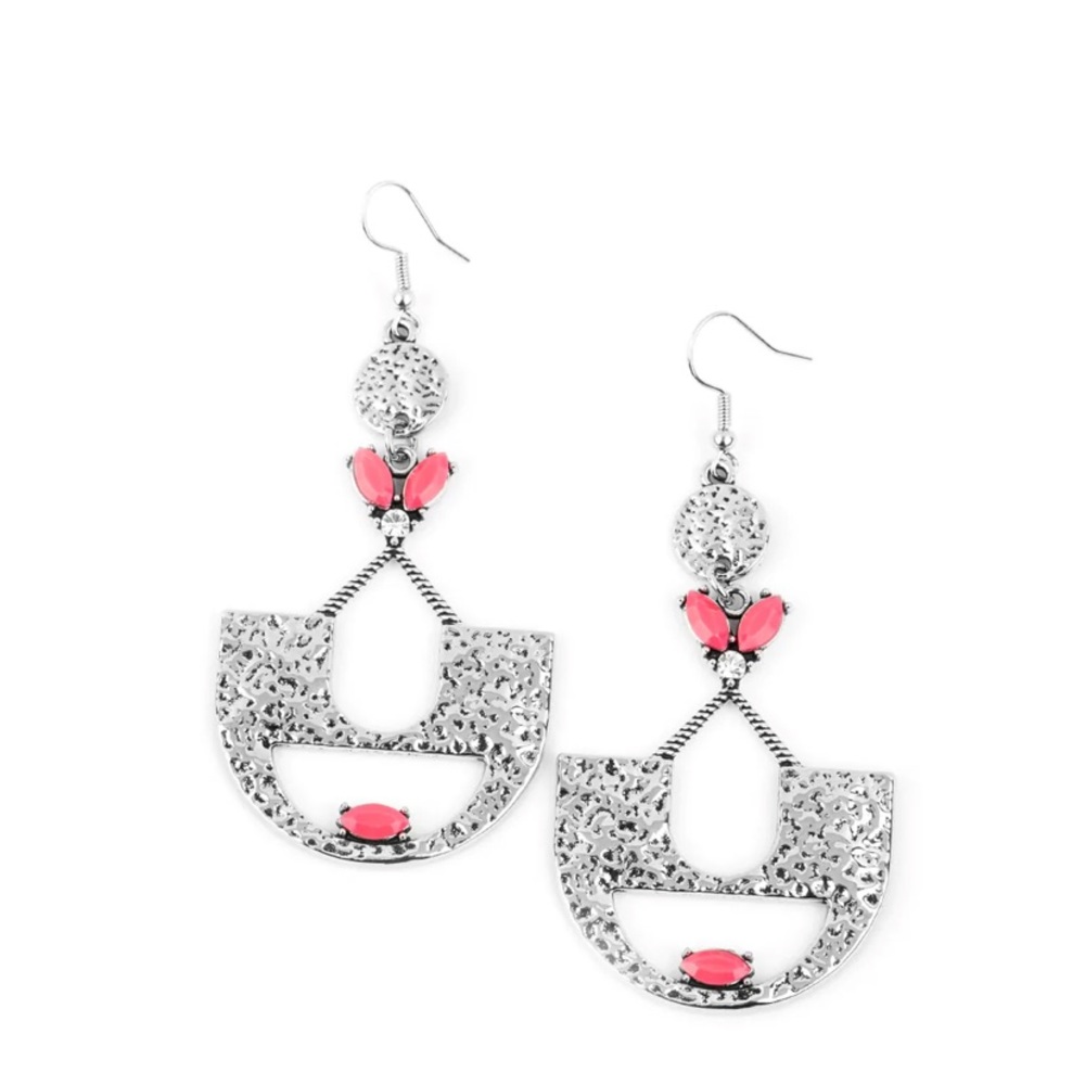 Paparazzi Modern Day Mecca - Pink Earrings